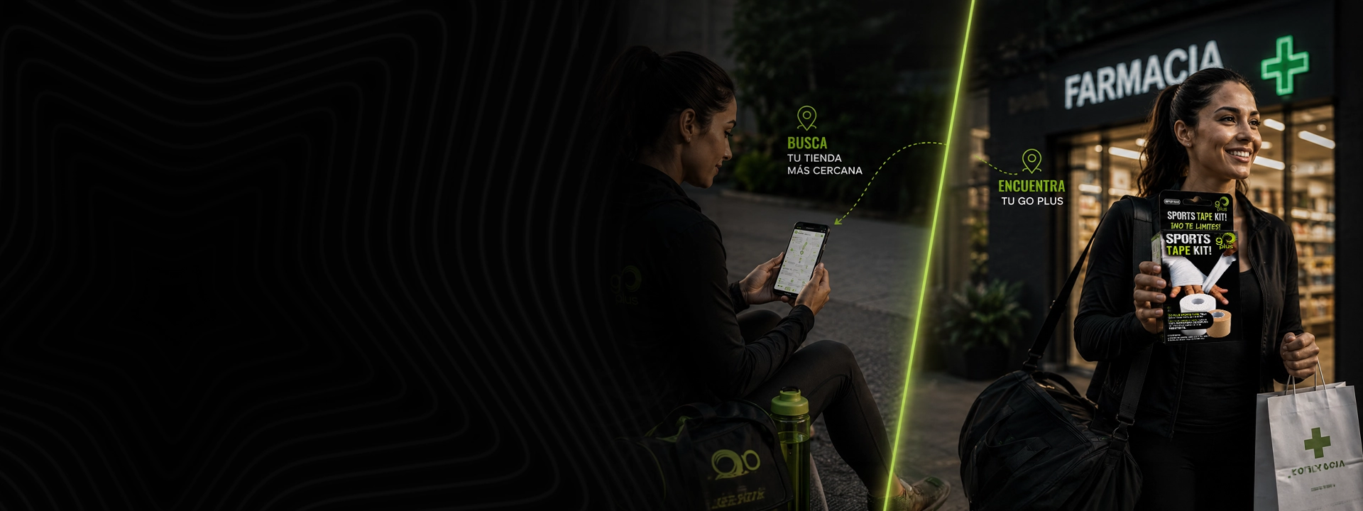 Localizador de tiendas para comprar cinta kinesiológica Go Plus