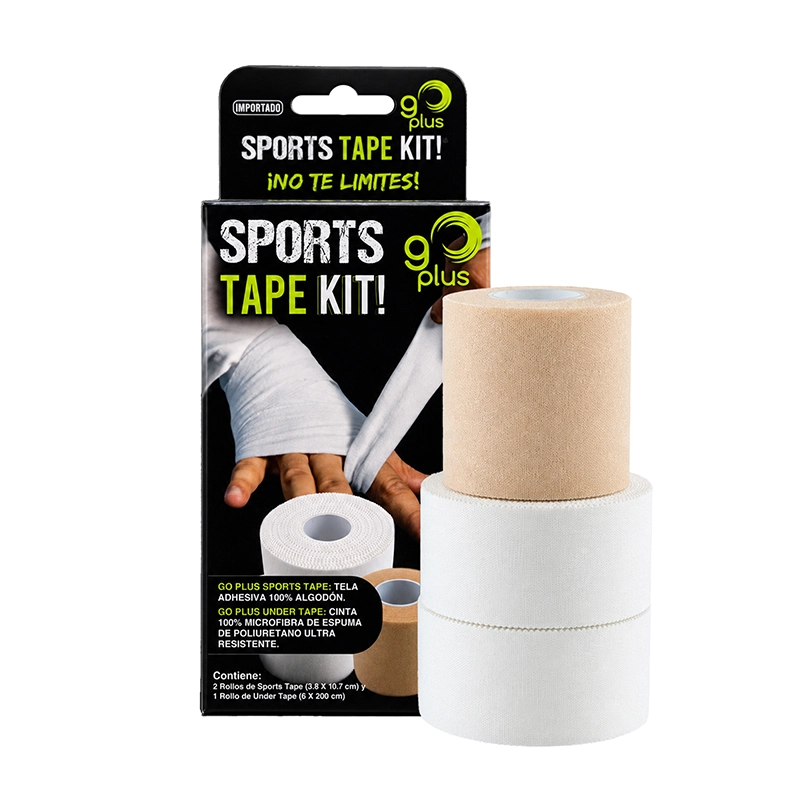 Tela adhesiva deportiva Go Plus y Under Tape Kit completo