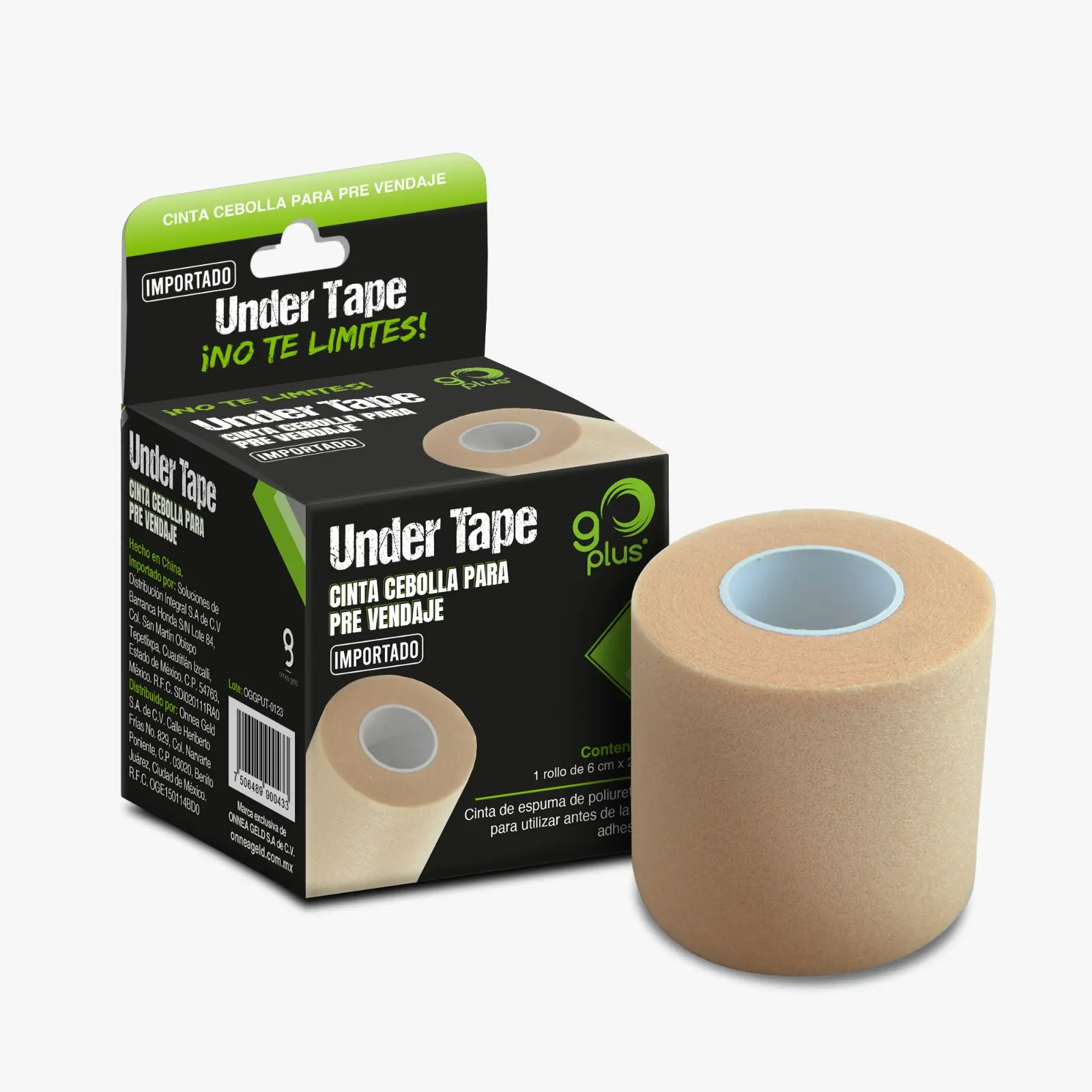 Under Tape Go Plus · cinta cebolla para pre vendaje