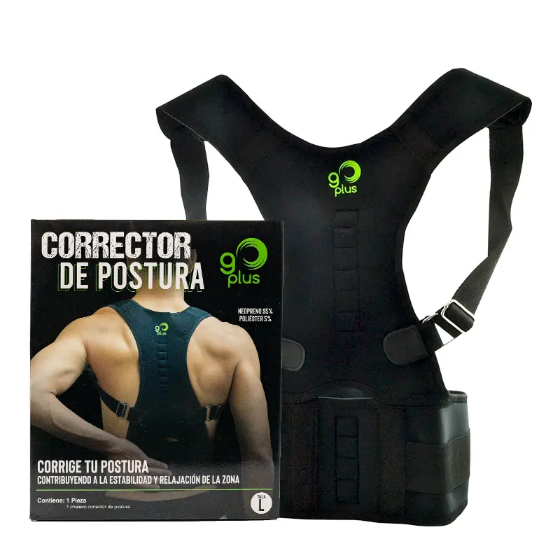 Corrector de postura Go Plus con cinturones ajustables